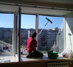 Мытье окон в однокомнатной квартире Васильево